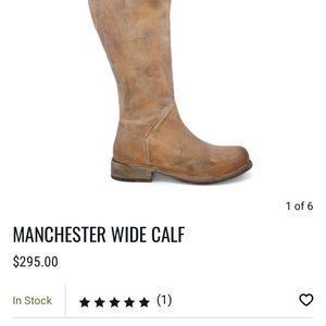 Bed Stu Manchester boot- Tall, wide calf, tan